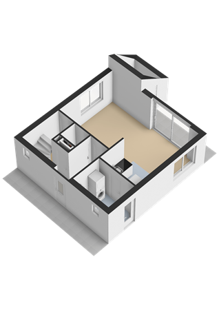 Plattegrond - Zeedijk 24-125, 4504 PN Nieuwvliet - FotoXperience-Woningfotografie-Begane grond - 3D.png